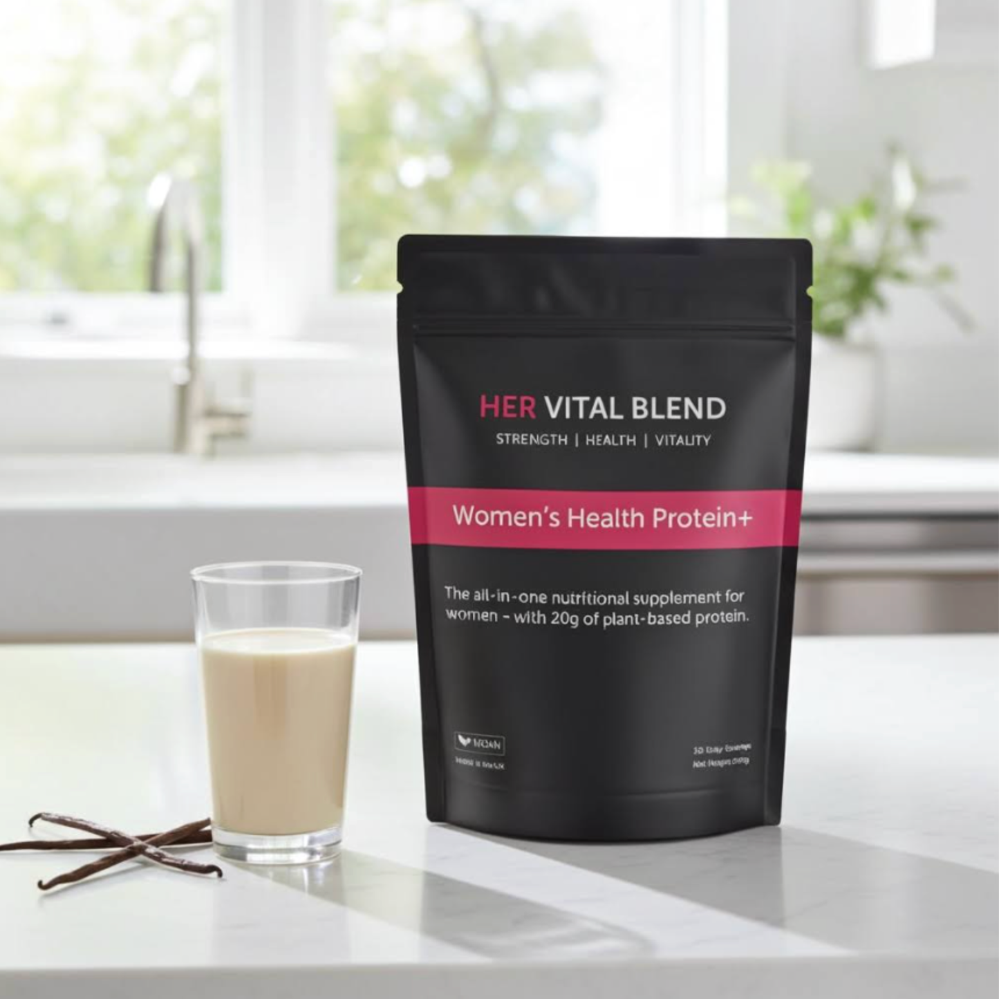 One Blend. 30+ Nutrients.
Simplified Nutrition for Midlife.